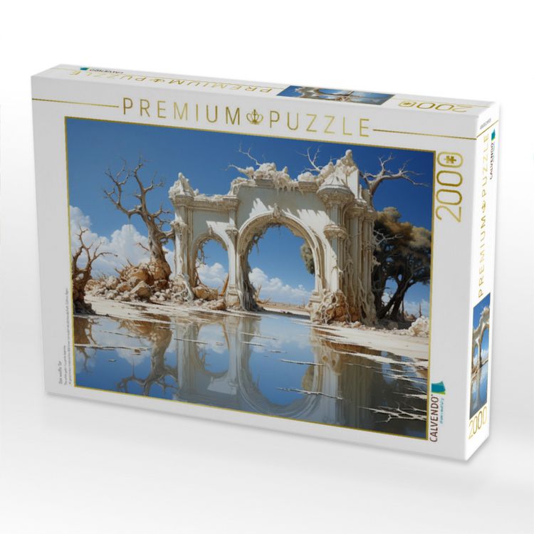 Produktbild: CALVENDO Puzzle Das wei&szlig;e Tor | 2000 Teile Lege-Gr&ouml;&szlig;e 90x67cm Foto-Puzzle f&uuml;r gl&uuml;ckliche Stunden
