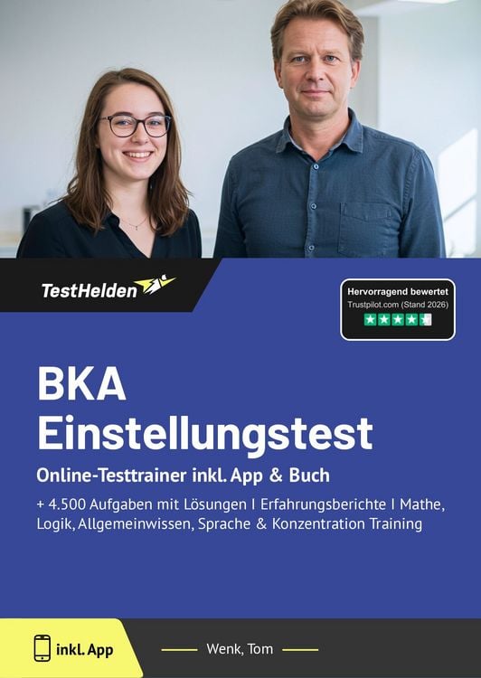 Produktbild: BKA Einstellungstest: Online-Testtrainer inkl. App & Buch