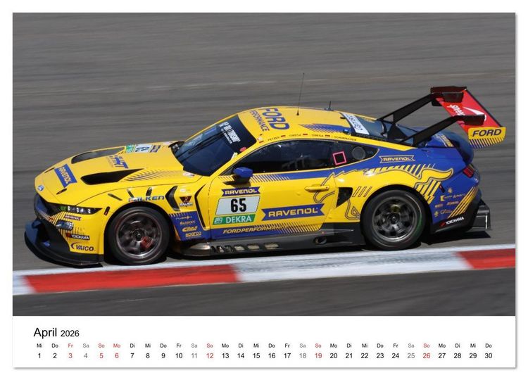 Produktbild: 24h am Ring (hochwertiger Premium Wandkalender 2026 DIN A2 quer), Kunstdruck in Hochglanz