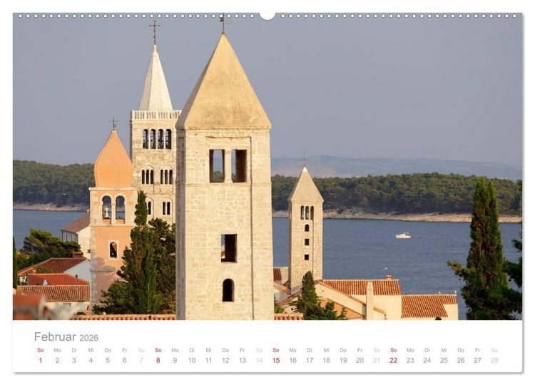 Produktbild: Kroatische Adriak&uuml;ste (hochwertiger Premium Wandkalender 2026 DIN A2 quer), Kunstdruck in Hochglanz