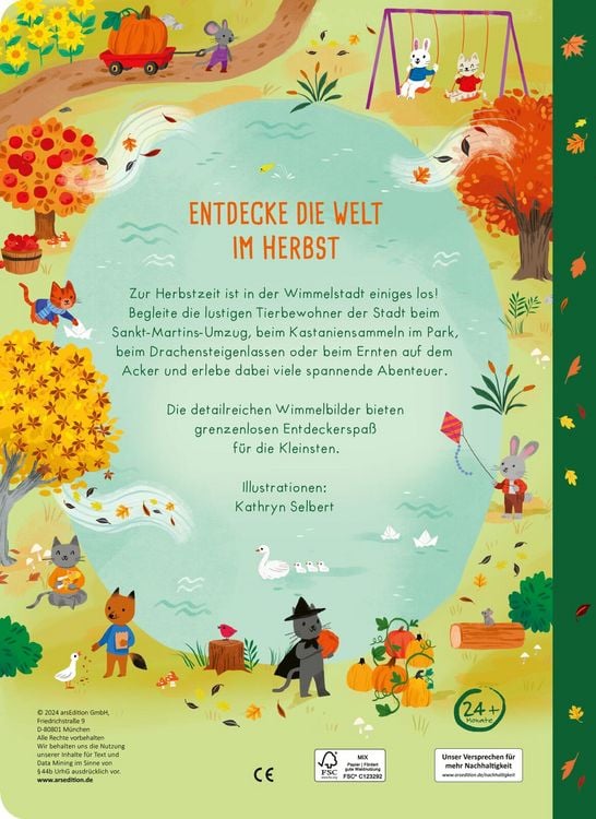Produktbild: Mein gro&szlig;es Wimmelbuch &ndash; Im Herbst