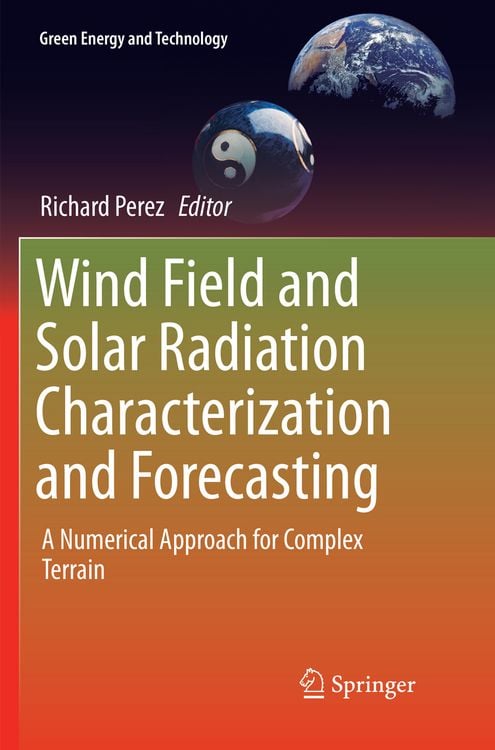 Produktbild: Wind Field and Solar Radiation Characterization and Forecasting