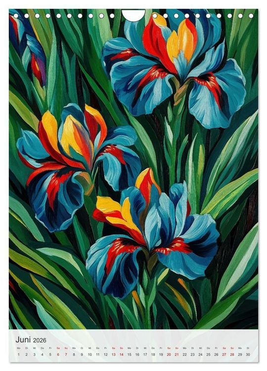 Produktbild: EXPRESSIONISMUS Neu Erleben Ein KI-Kunstkalender (Wandkalender 2026 DIN A4 hoch), CALVENDO Monatskalender