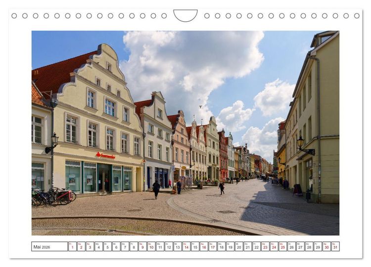 Produktbild: Unser sch&ouml;nes Wismar (Wandkalender 2026 DIN A4 quer), CALVENDO Monatskalender