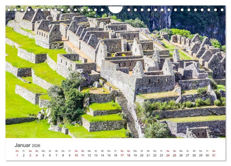 Produktbild: Macchu Picchu (Wandkalender 2026 DIN A4 quer), CALVENDO Monatskalender