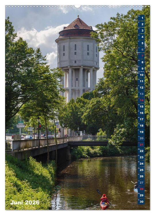 Produktbild: Emden - Sehenswertes der Seehafenstadt (hochwertiger Premium Wandkalender 2026 DIN A2 hoch), Kunstdruck in Hochglanz