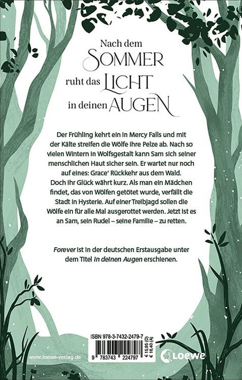 Produktbild: Forever (Die W&ouml;lfe von Mercy Falls, Band 3)