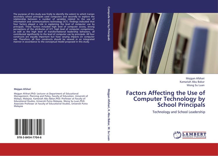 Produktbild: Factors Affecting the Use of Computer Technology by School Principals