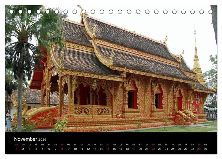 Produktbild: Thailand (Tischkalender 2026 DIN A5 quer), CALVENDO Monatskalender