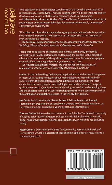 Produktbild: Qualitative Research and Social Change
