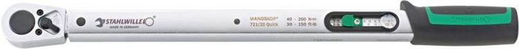 Produktbild: Stahlwille 721/20 QUICK 50204020 Drehmomentschl&uuml;ssel 40 - 200 Nm
