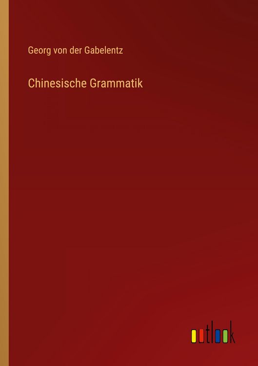 Produktbild: Chinesische Grammatik