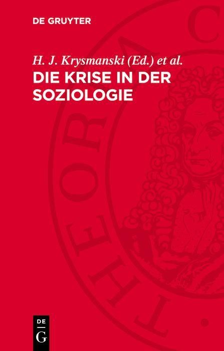 Produktbild: Die Krise in der Soziologie