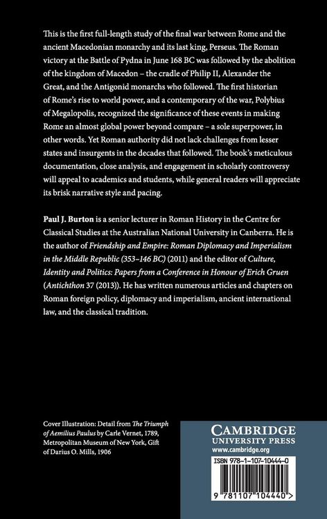Produktbild: Rome and the Third Macedonian War