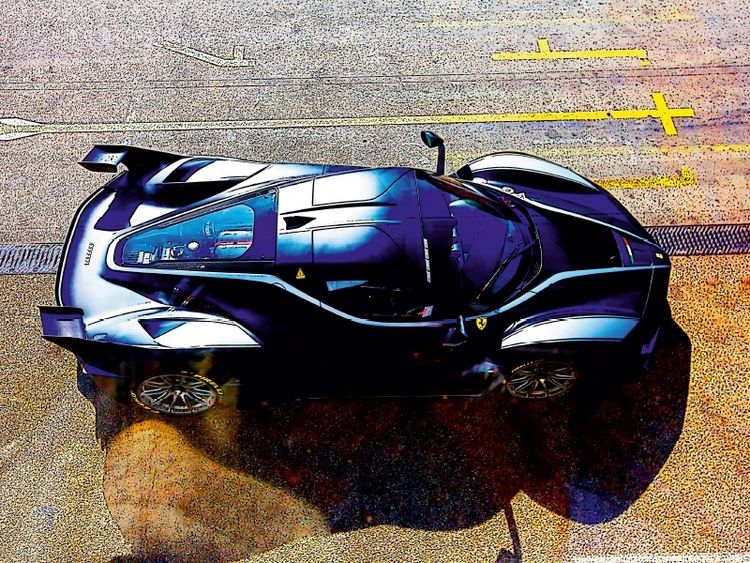 Produktbild: Ferrari Fxx auf der Rennstrecke (Puzzle)