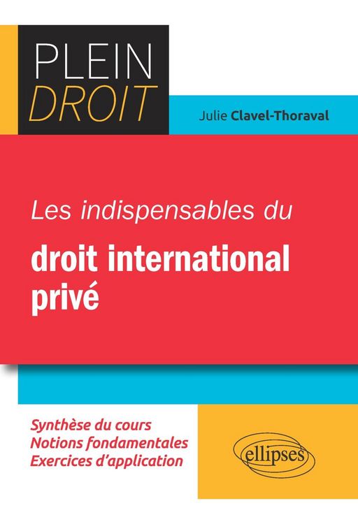 Produktbild: Les indispensables du droit international priv&eacute;
