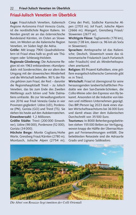 Produktbild: TRESCHER Reisef&uuml;hrer Friaul - Julisch Venetien
