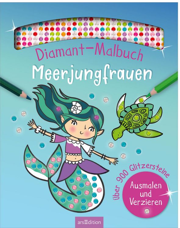 Produktbild: Diamant-Malbuch Meerjungfrauen
