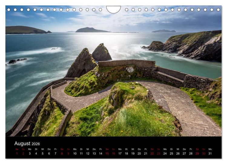 Produktbild: Irlands Landschaften (Wandkalender 2026 DIN A4 quer), CALVENDO Monatskalender
