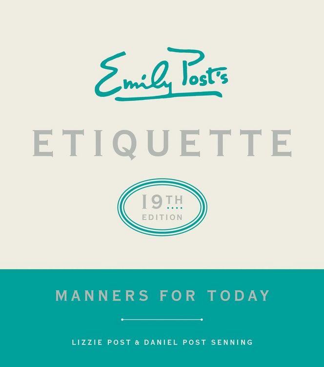 Produktbild: Emily Post's Etiquette, 19th Edition