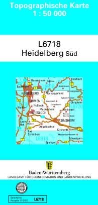 Produktbild: Heidelberg S&uuml;d 1 : 50 000