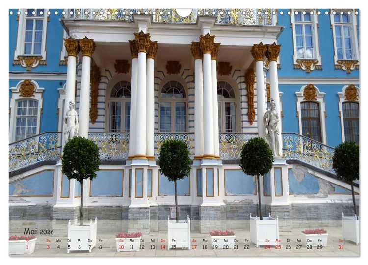 Produktbild: Sankt Petersburg - Pal&auml;ste der Umgebung (Wandkalender 2026 DIN A3 quer), CALVENDO Monatskalender