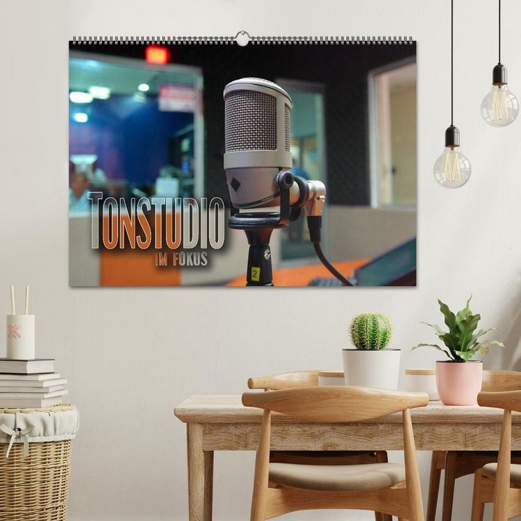 Produktbild: Tonstudio im Fokus (Wandkalender 2026 DIN A2 quer), CALVENDO Monatskalender