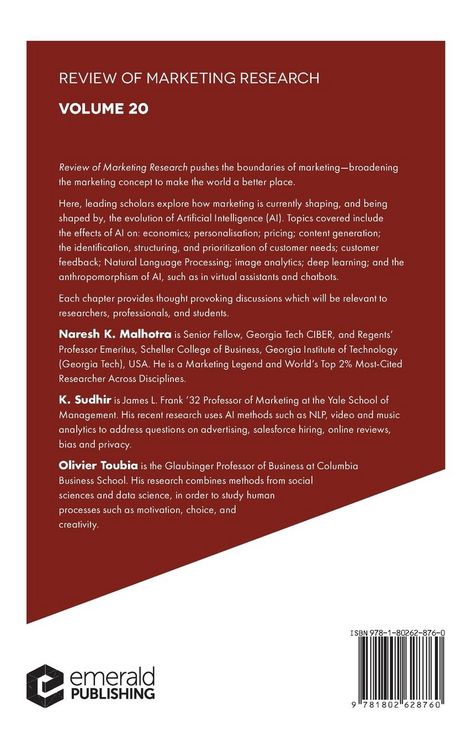 Produktbild: Artificial Intelligence in Marketing