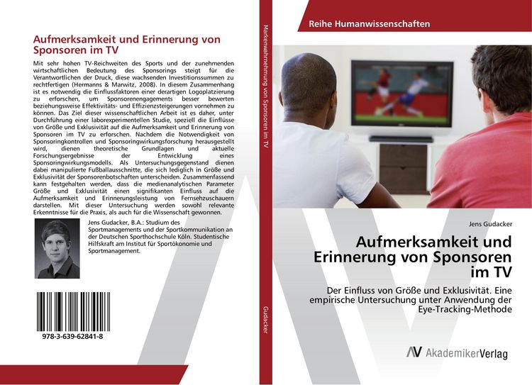 Produktbild: Aufmerksamkeit und Erinnerung von Sponsoren im TV
