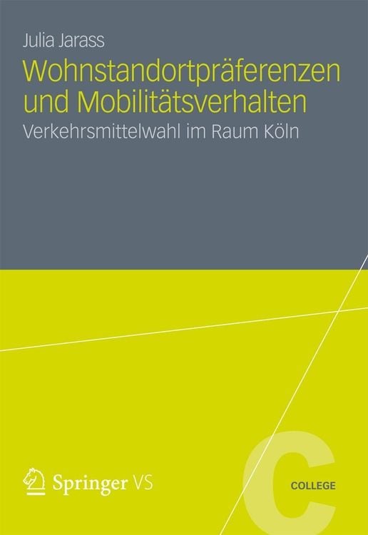 Produktbild: Wohnstandortpräferenzen und Mobilitätsverhalten