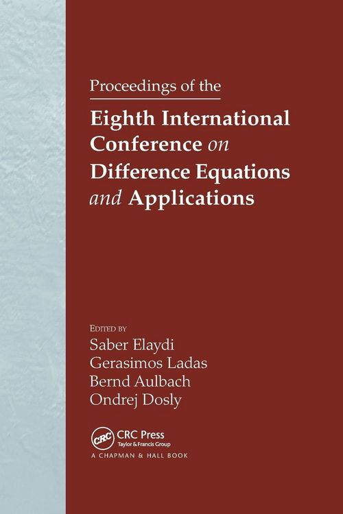Produktbild: Proceedings of the Eighth International Conference on Difference Equations and Applications