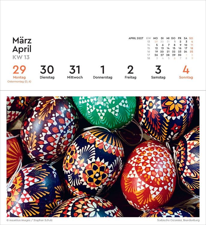 Produktbild: Deutschland - KUNTH Postkartenkalender 2027