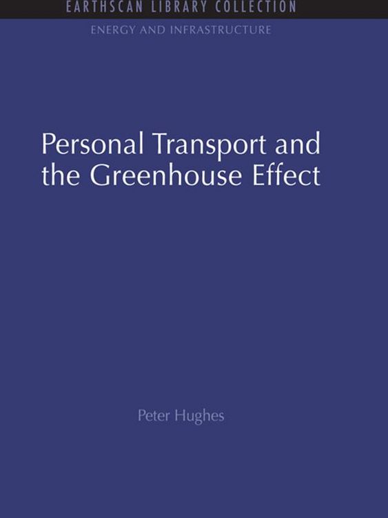 Produktbild: Personal Transport and the Greenhouse Effect