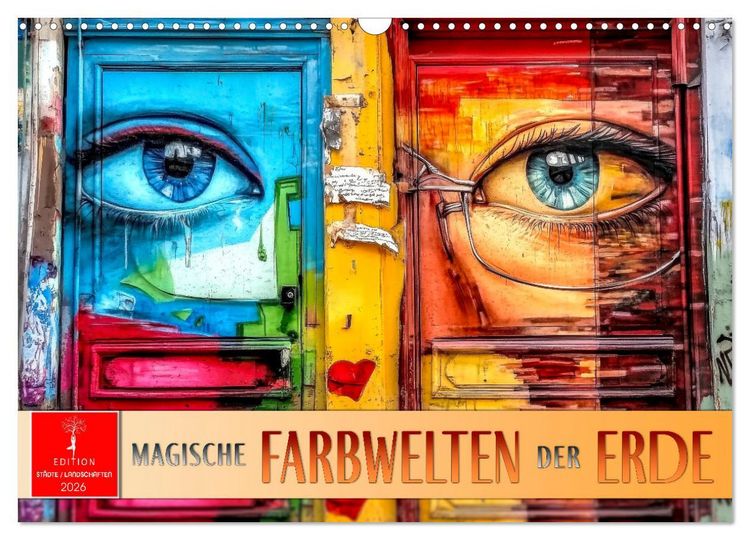 Produktbild: Magische Farbwelten der Erde (Wandkalender 2026 DIN A3 quer), CALVENDO Monatskalender