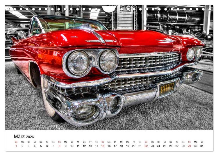 Produktbild: Classic Dream Cars (Wandkalender 2026 DIN A4 quer), CALVENDO Monatskalender