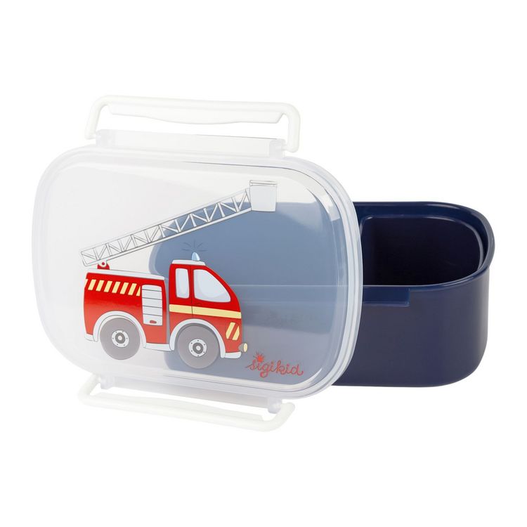 Produktbild: sigikid 25408 - Brotdose Feuerwehr, inklusive zus&auml;tzlichem Rohkostsch&auml;lchen