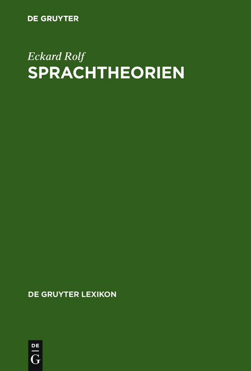Produktbild: Sprachtheorien