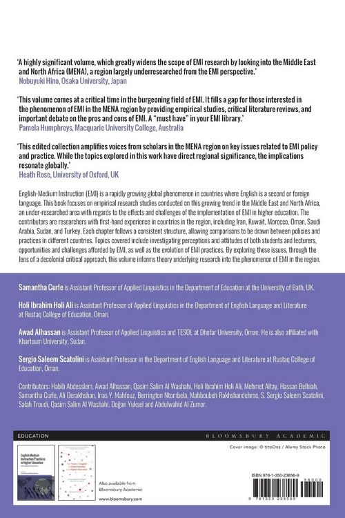 Produktbild: English-Medium Instruction in Higher Education in the Middle East and North Africa