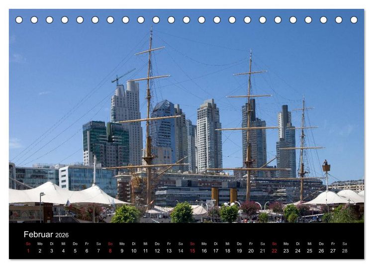 Produktbild: Buenos Aires (Tischkalender 2026 DIN A5 quer), CALVENDO Monatskalender