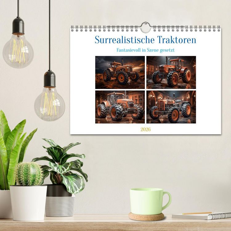 Produktbild: Surrealistische Traktoren (Wandkalender 2026 DIN A4 quer), CALVENDO Monatskalender