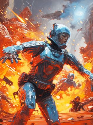 Produktbild: CALVENDO Puzzle Galaktischer Krieg | 1000 Teile Lege-Gr&ouml;&szlig;e 64x48cm Foto-Puzzle f&uuml;r gl&uuml;ckliche Stunden