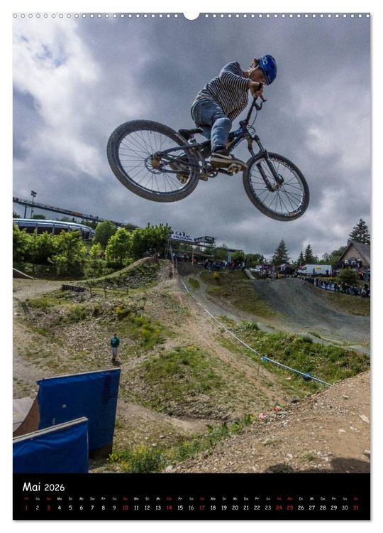 Produktbild: Slopestyle Extrembiking (hochwertiger Premium Wandkalender 2026 DIN A2 hoch), Kunstdruck in Hochglanz