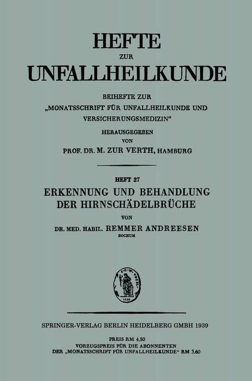 Produktbild: Erkennung und Behandlung der Hirnsch&auml;delbr&uuml;che