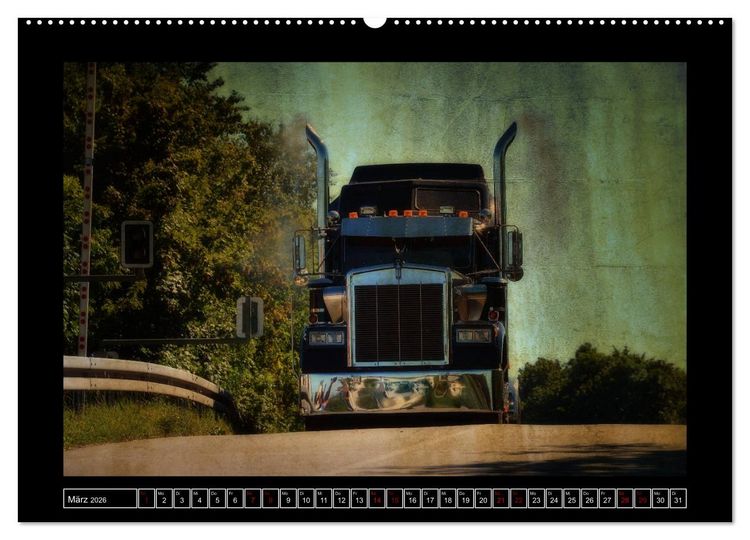 Produktbild: Kenworth W900 PHOTOART (hochwertiger Premium Wandkalender 2026 DIN A2 quer), Kunstdruck in Hochglanz