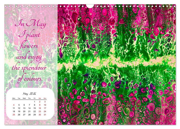 Produktbild: Your year filled with mindfulness (Wall Calendar 2026 DIN A3 landscape), CALVENDO 12 Month Wall Calendar