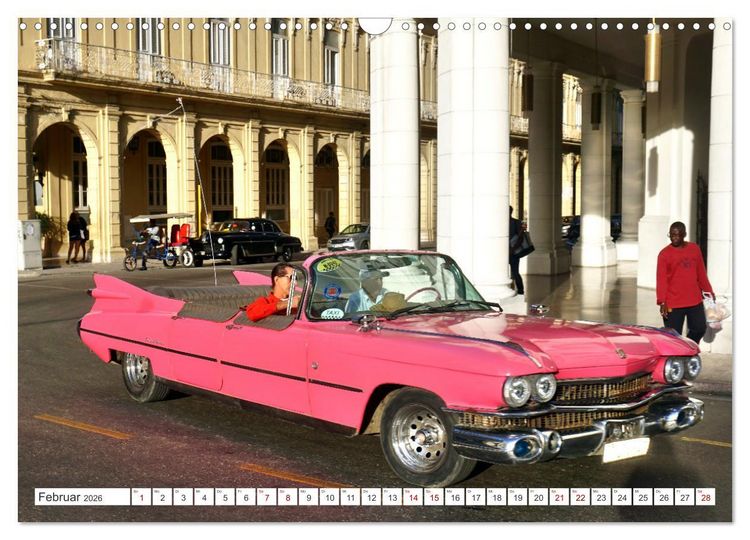 Produktbild: BEST OF CADILLAC - Traumschiff mit Bar und Flossen (Wandkalender 2026 DIN A3 quer), CALVENDO Monatskalender