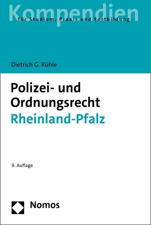 Produktbild: Polizei- und Ordnungsrecht Rheinland-Pfalz