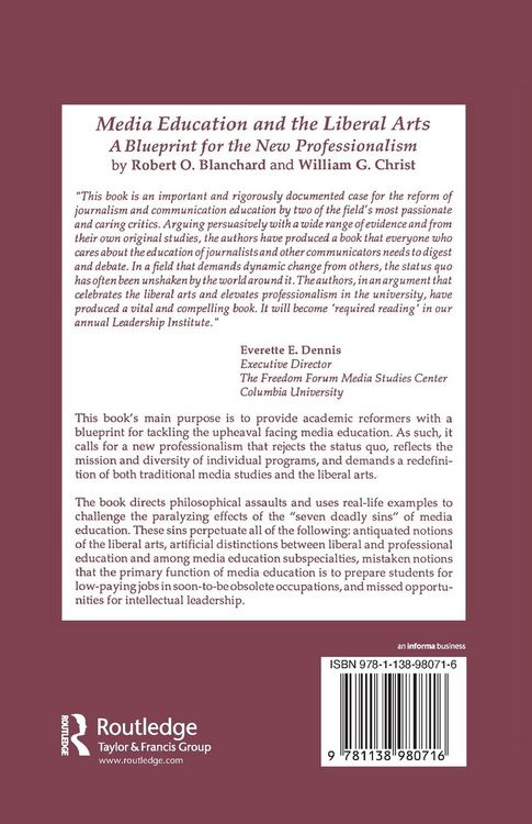 Produktbild: Media Education and the Liberal Arts