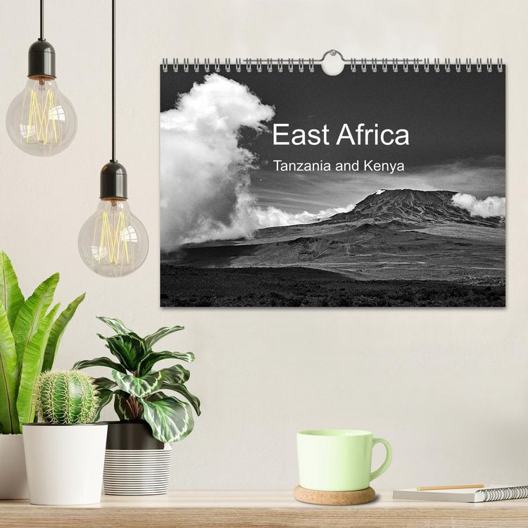 Produktbild: East Africa - Tanzania and Kenya / UK-Version (Wall Calendar 2026 DIN A4 landscape), CALVENDO 12 Month Wall Calendar