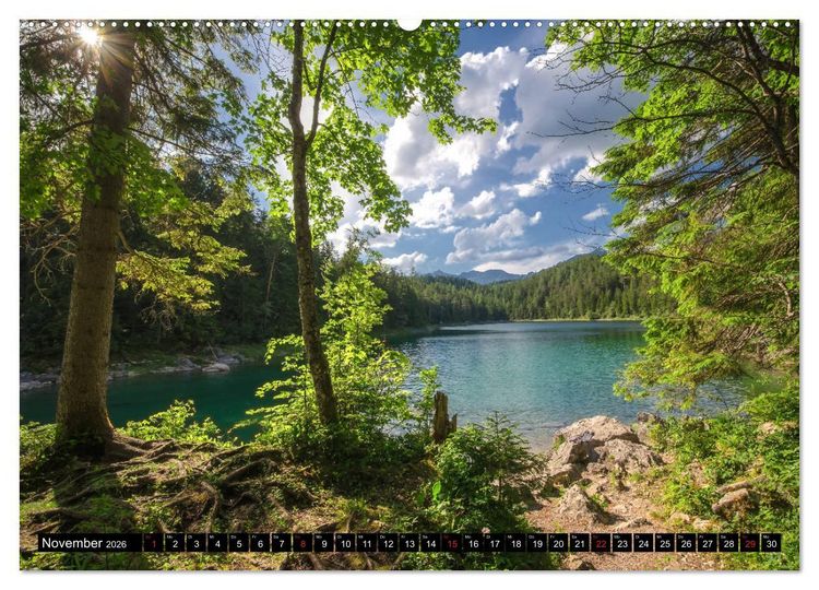 Produktbild: Bergwelten (Wandkalender 2026 DIN A2 quer), CALVENDO Monatskalender